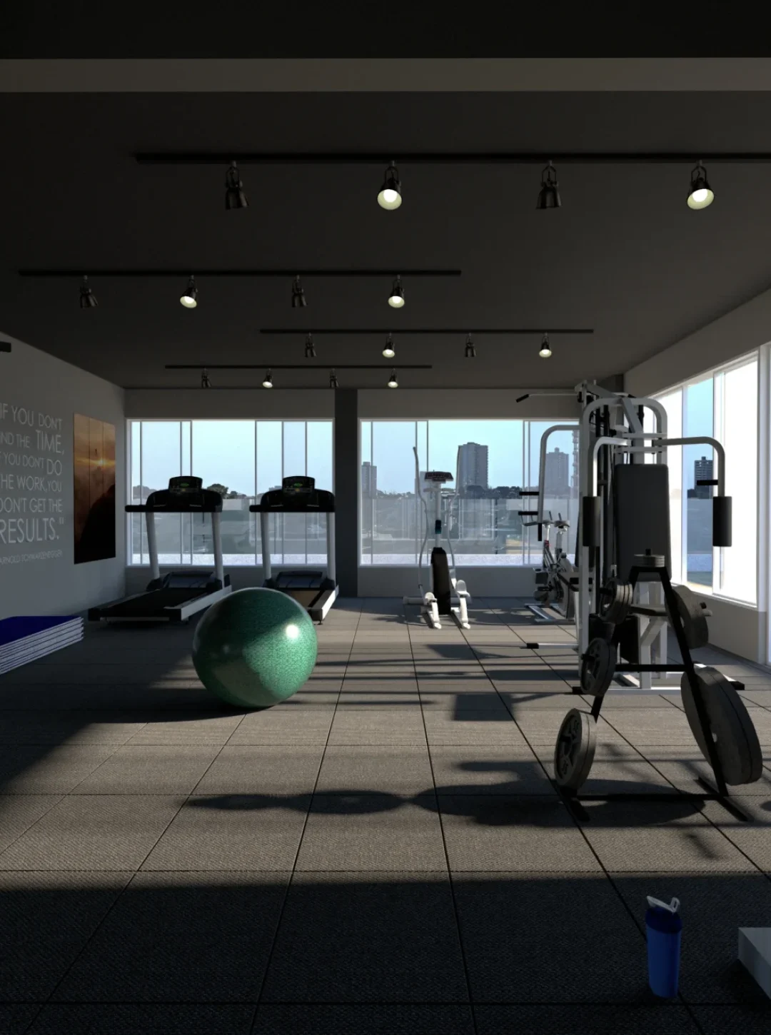 Imagem interna - Academia