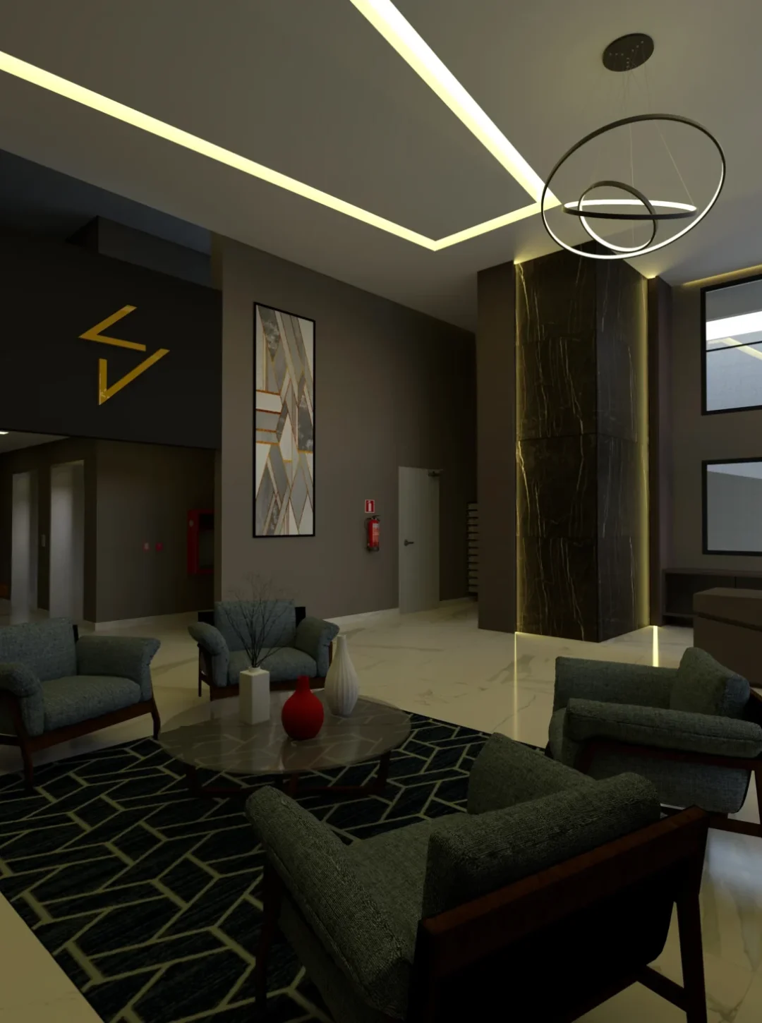 Imagem interna - Hall